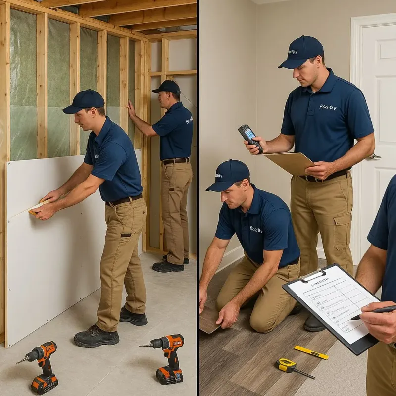 Repairs and Reconstruction process in Medford Lakes, NJ